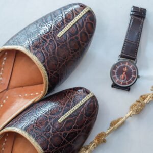 CROCODILE LEATHER MEN JUTTI